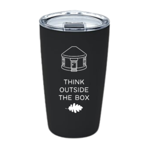 Think Outside The Box Travel Mug